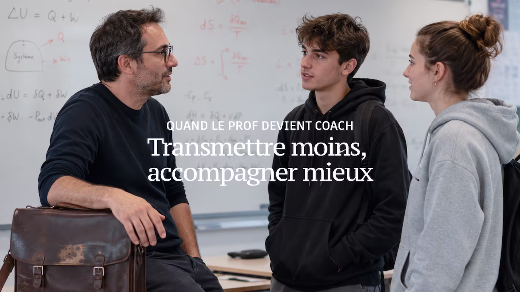 L'école de demain enseigne moins et accompagne plus